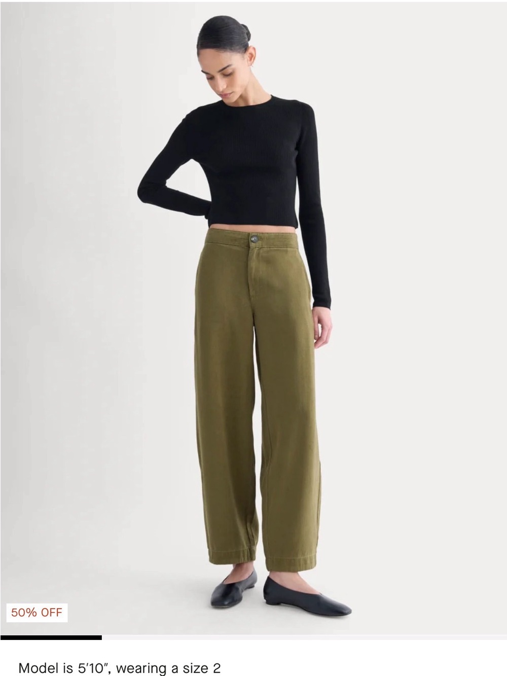 Everlane Women’s Olive-Tone Chinos
